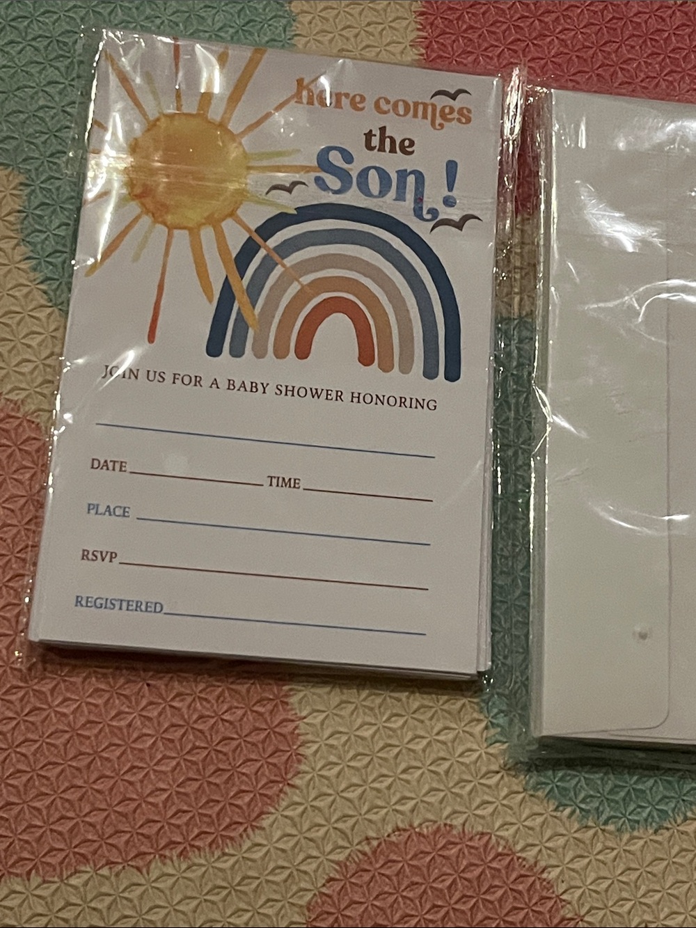 Baby Shower Son invitations new